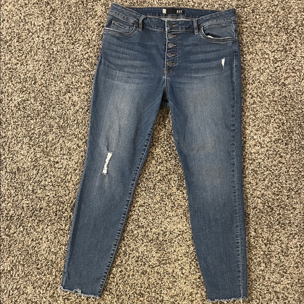 Kut from the cloth stretch skinny jeans.
